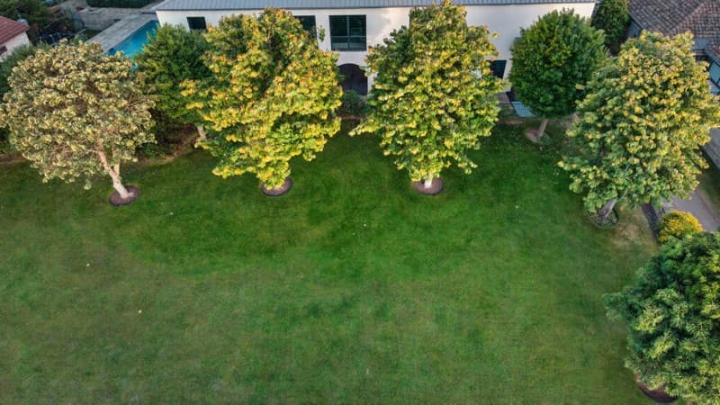 Vue drone propriété